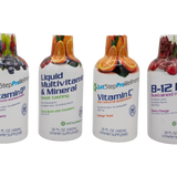 Wellness Value Pack 16 oz Bottles / Vitamin D, Vitamin C, Multi Vitamin, B12 Cherry Charge,