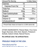 Vitamin D3 Mixed Berry Supplement Panel; 1st Step ProWellness